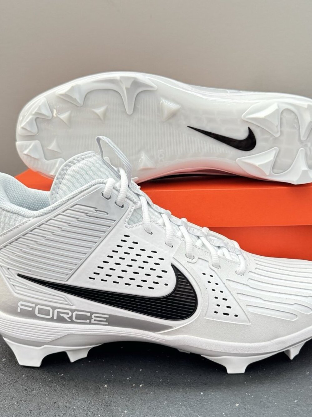 SIZE 13 - Nike Force Savage Pro 3 NFL Lineman Cleats Football DA5453-104 White